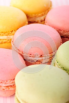 Pink macaroones