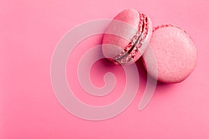 Pink macaroons