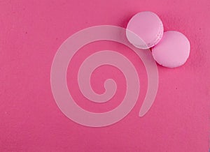 Pink macaroons