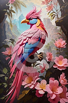 The pink majestic ibong adarna based on the Philippine Folklore