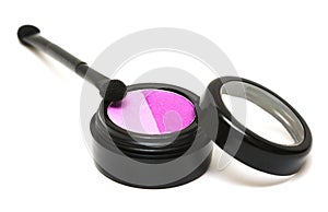 Pink make-up eyeshadows