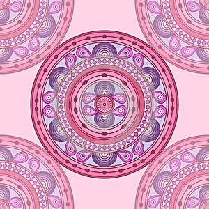 Pink mandala