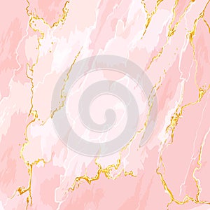 Pink marble design template