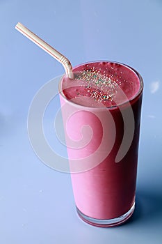 Pink milkshake