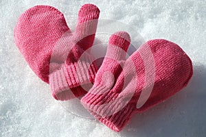 Pink Mittens photo