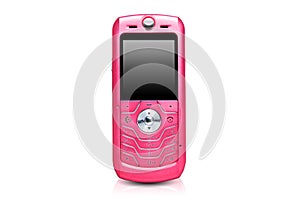 Pink mobile phone