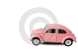 Pink model car, Toy.
