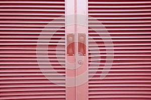 Pink modern aluminium window