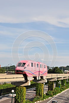 Pink monorail