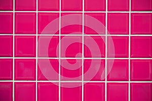 Pink Mosaic Tiles Texture