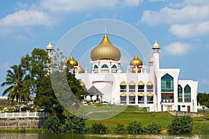 Pink Mosque in Kuching (Borneo, Malaysia)