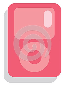 Pink mp3 player, icon icon