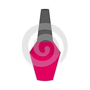 Pink Nail Polish Vector