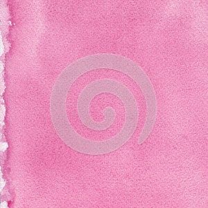 Pink natural handmade aquarelle painting texture pattern, vertical textured watercolor paper macro closeup copy space background