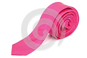 Pink necktie