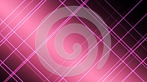 Pink neon grid pattern on a dark gradient background abstract