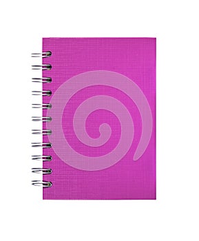 Pink notebook