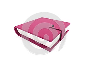 Pink office buletins books rendered