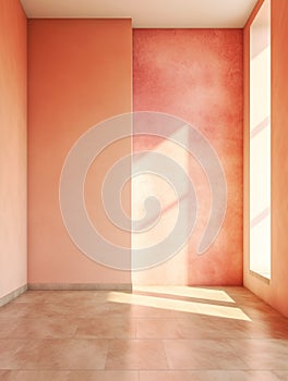 pink and orange painted wall texture