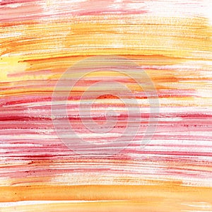 Pink and orange watercolor stripes