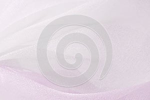 Pink organza fabric texture photo