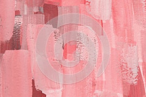 Pink painted wall texture background. Abstract colorful texture. Red colors.
