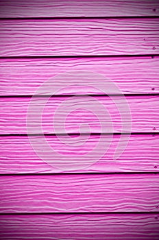 Pink Painted Wooden Wall