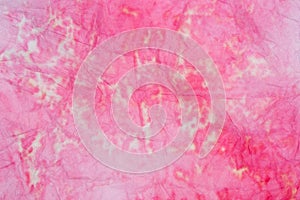 Pink paitnted paper tissue background