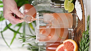 Pink Paloma is a great grapefruit and tequila cocktail recipe for any party.
