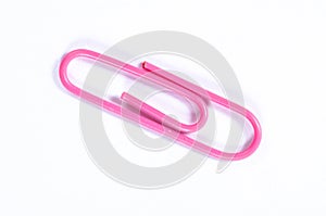 Pink paper clip