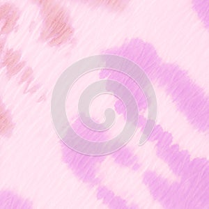 Pink Pastel Ogee Ikat. Tie-Dye Background.