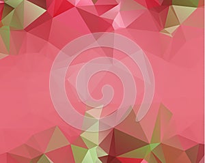 Pink Pattern. triangular template. Geometric sample.