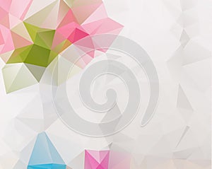 Pink Pattern. triangular template. Geometric sample. Repeating r