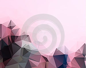 Pink Pattern. triangular template. Geometric sample. Repeating r