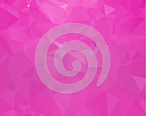 Pink Pattern. triangular template. Geometric sample. Repeating r
