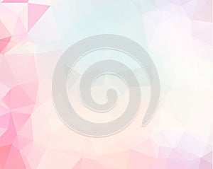 Pink Pattern. triangular template. Geometric sample. Repeating r