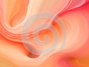 Pink and peach fuzz waves effect background