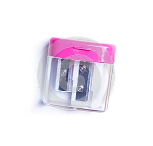 Pink pencil sharpenernd