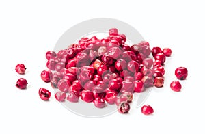 Pink peppercorn isolated