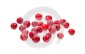 Pink peppercorn on white