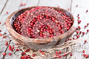 Pink Peppercorns (close-up shot)