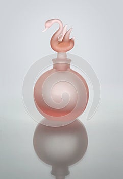 Pink Perfume Bottle Vertical