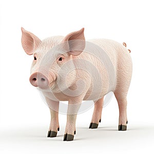 AI-Generated Pig Image