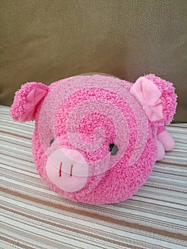 Pink pig toy
