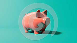 The Pink Piggy Bank.AI generated image