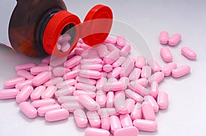 Pink pills