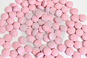 Pink pills, background