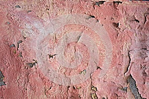 Pink plaster wall texture