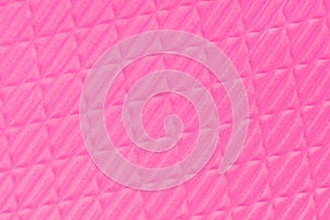 Pink plastic surface texture. Plastic. Sponge