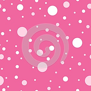 Pink polka dots